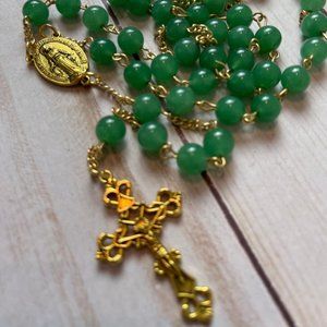 Handmade Dark Aventurine Rosary
